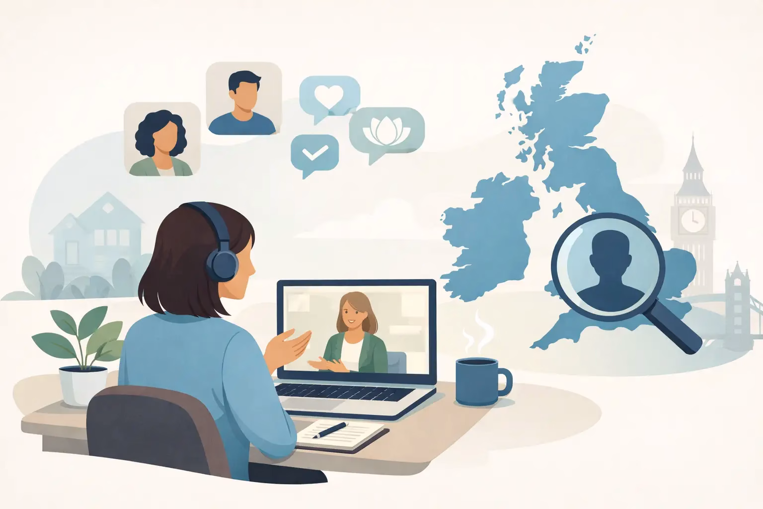 Choosing an Online Integrative Counsellor UK