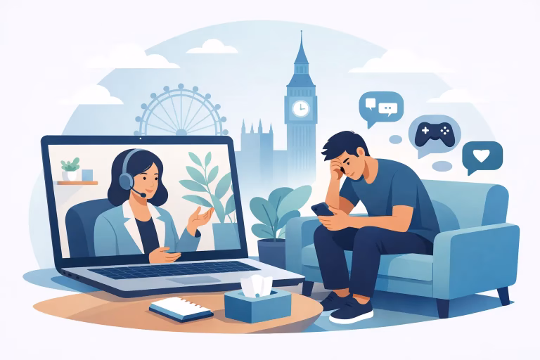 Online Addiction Counselling UK