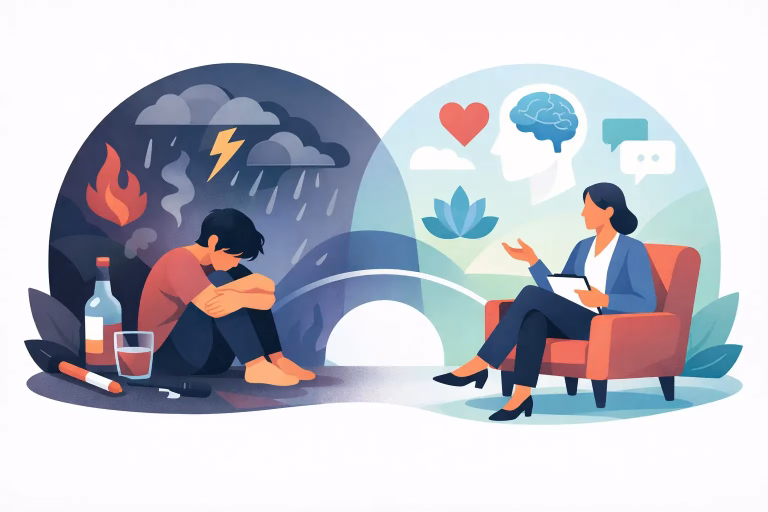 Therapy for Harmful Coping Behaviours