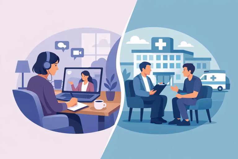 Online Counselling vs NHS Therapy