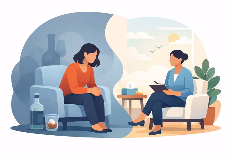 A Gentle Start With Therapy for Hidden Alcohol Dependence