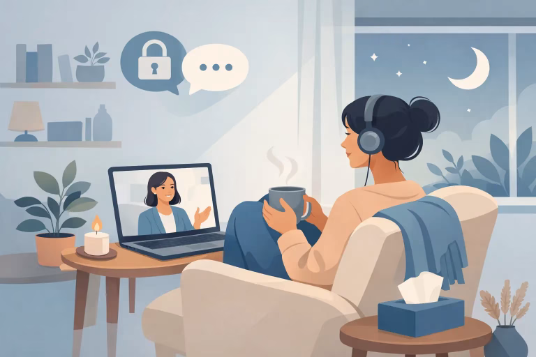 A Private Online Therapy Guide for Starting Gently