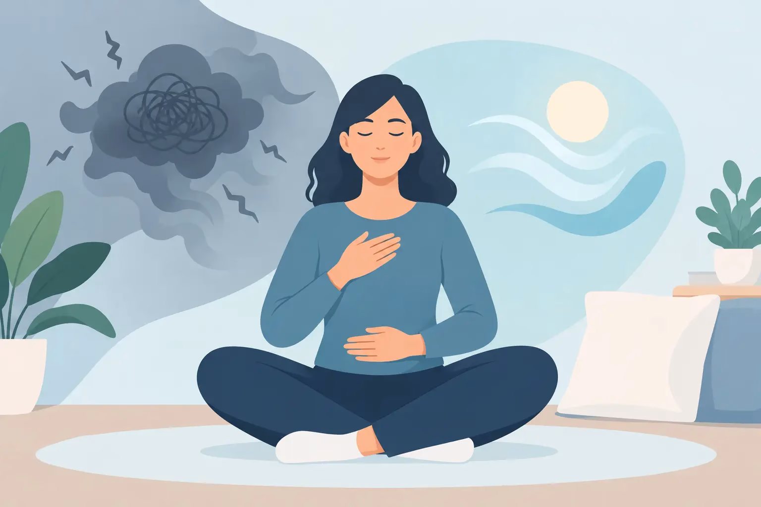 How to Calm Panic Symptoms When They Arrive